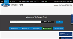 Desktop Screenshot of butlerford.com